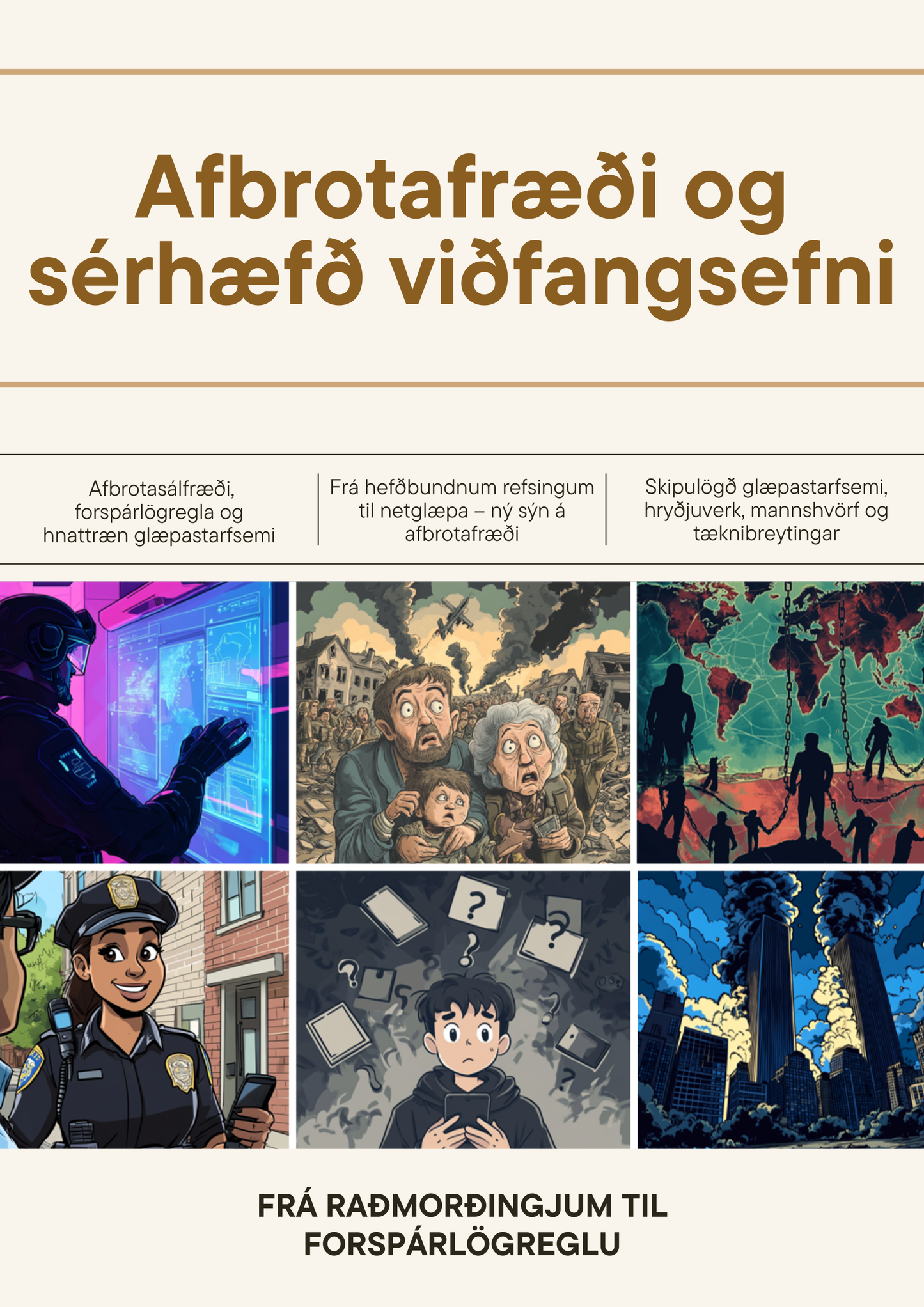 Afbrotafræðin og sérhæfð viðfangsefni