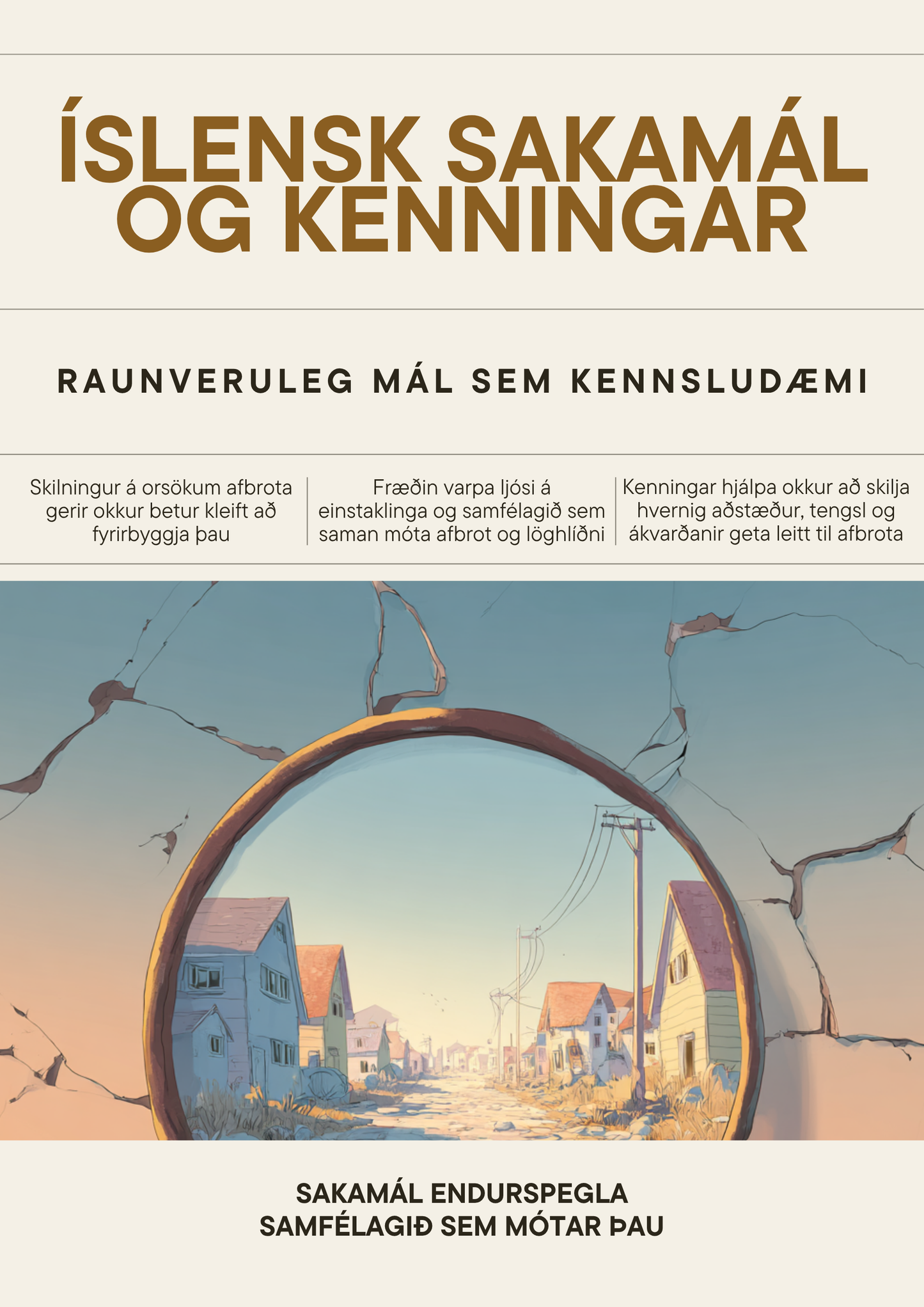 Íslensk sakamál og kenningar