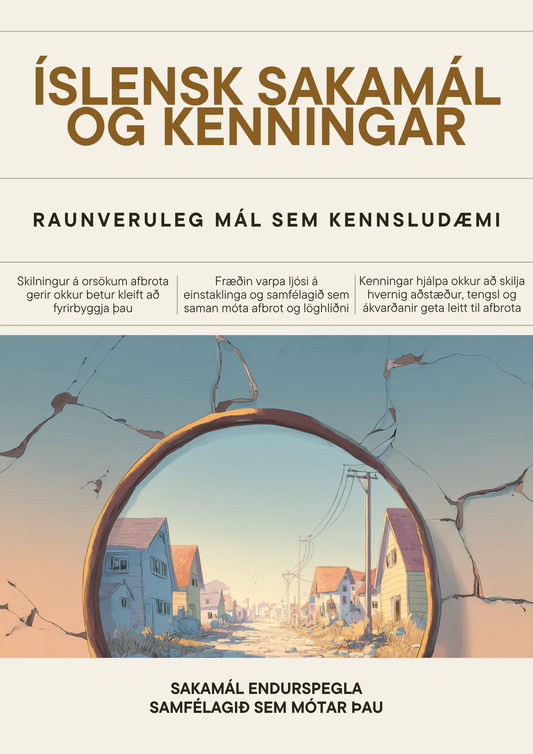 Íslensk sakamál og kenningar